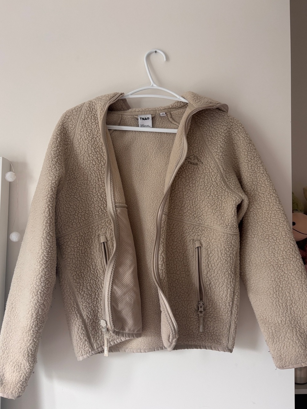 Aritzia polar tech fleece zip-up